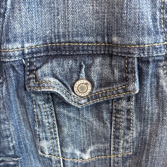 Express Classic Blue Jean Jacket - Picture 3 of 3